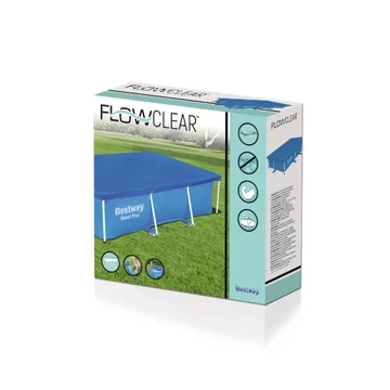Bestway Medence takaró fólia 259 x 170 cm - Fémvázas szögletes