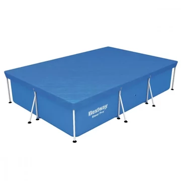 Bestway Medence takaró fólia 305 x 204 cm - Fémvázas szögletes medencéhez