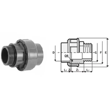 Hollander, menetes D50-1 1/2 o-gyűrűvel