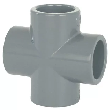PVC kereszt idom D50