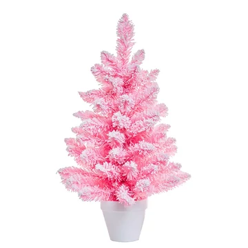 Pink Pine kicsi asztali rózsaszín műfenyő 60 cm