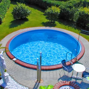 Hobby Pool Modena kör antracit merevfalú medence 350 x 120 cm - belső fólia 0,8 mm 