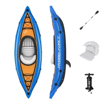 Hydro-Force Cove Champion felfújható kajak szett 275 x 81 cm     Bemutató Darab,  Csomagolás Sérült.