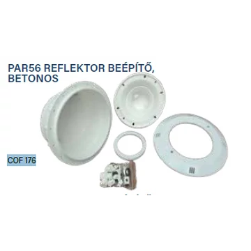 PAR56 betonos lámpa beépítő