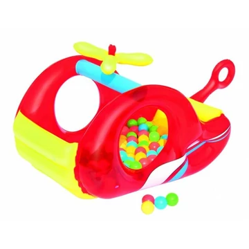 Helikopter labdákkal