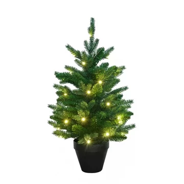 Lighting Kid kevert levelű 3D kicsi asztali műfenyő világítással 60 cm