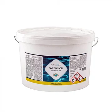 Tartaklór lassan oldódó 200 g-os klórtabletta, 10 kg