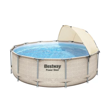 Bestway Brighton fémvázas medence szett 396x107 cm