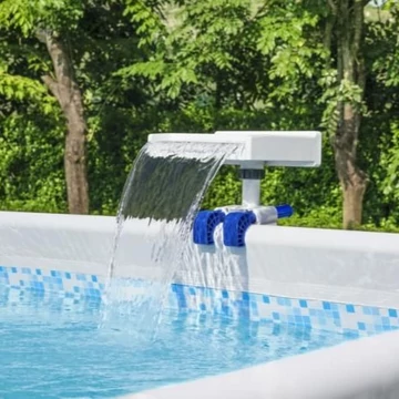 Relaxáló LED vízesés medencéhez