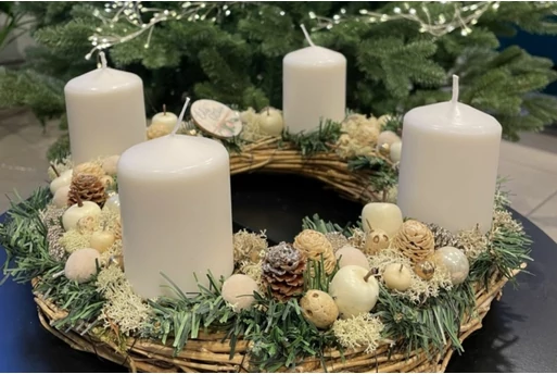 Adventi koszorú készítő workshop