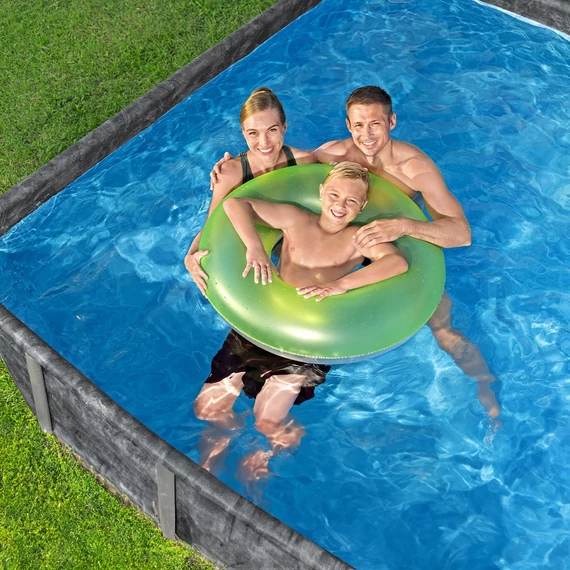 Kép 5/13 - Bestway Malaga szögletes fémvázas APX 365 medence szett 549 x 274 x 132 cm