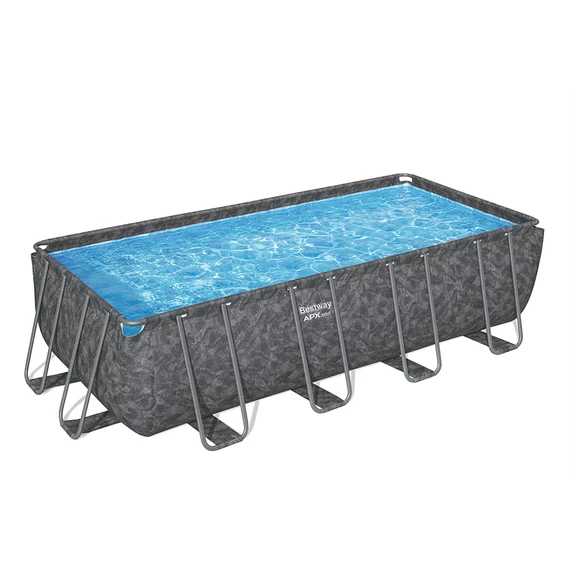 Bestway Malaga szögletes fémvázas APX 365 medence szett 549 x 274 x 132 cm