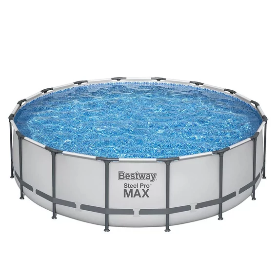Bestway Hamilton kör antracit fémvázas medence szett 488 x 122 cm