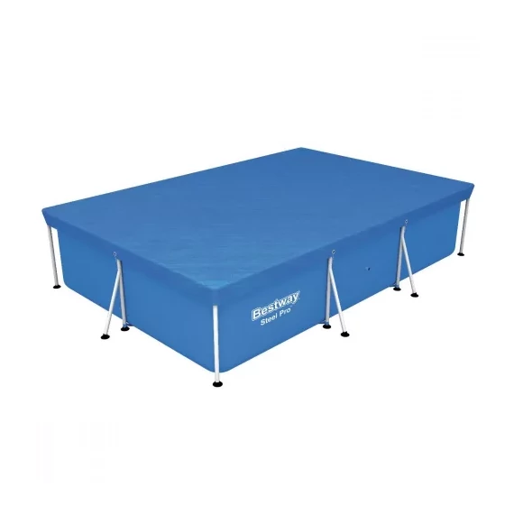 Bestway Medence takaró fólia 305 x 204 cm - Fémvázas szögletes medencéhez