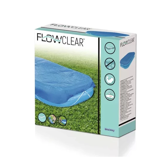 Bestway medence védőtakaró 2,62x1,75 méteres felfújható medencékhez