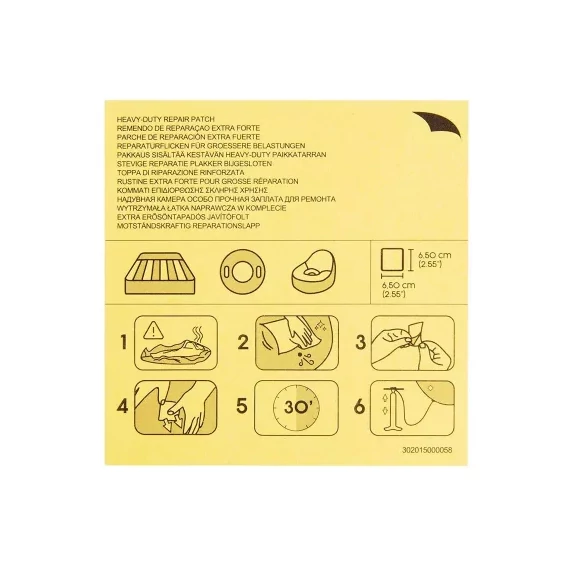 Bestway javító folt 6,5 x 6,5 cm