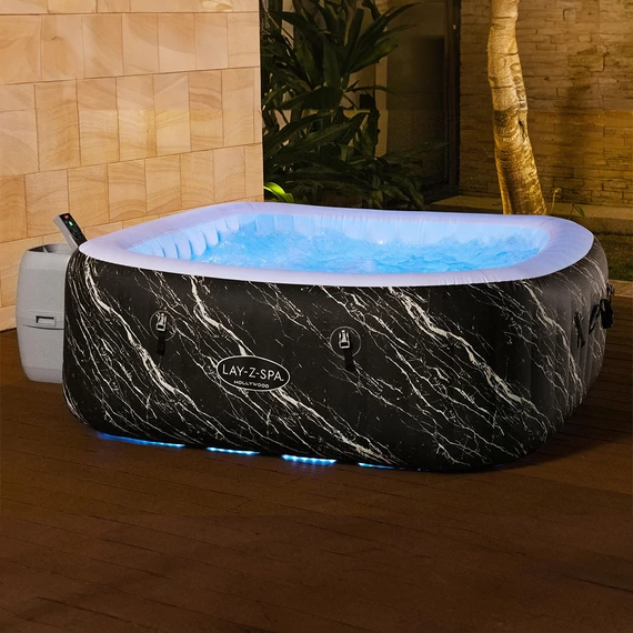 Lay-Z-Spa Hollywood Luxe Airjet masszázsmedence 180 x 180 x 66 cm 2025