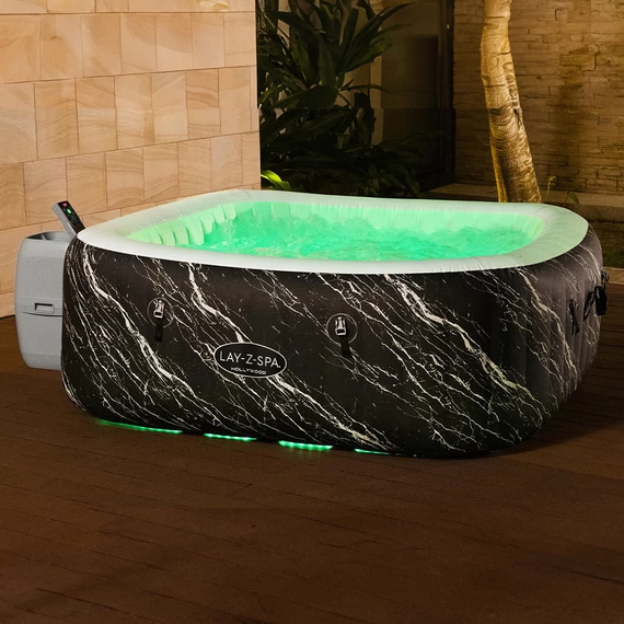 Lay-Z-Spa Hollywood Luxe Airjet masszázsmedence 180 x 180 x 66 cm 2025