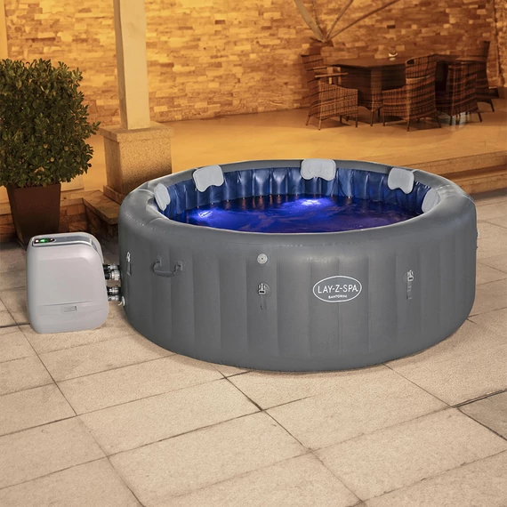 Lay-Z-Spa Santorini Hydrojet masszázsmedence 216 x 80 cm 2025