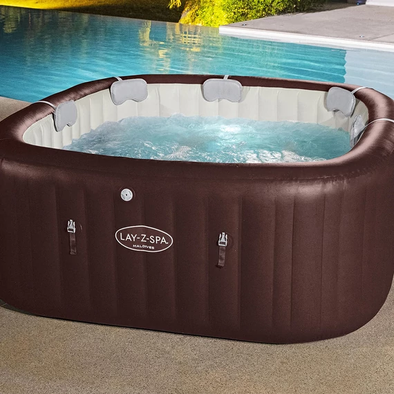Lay-Z-Spa Maldives Hydrojet EnergySense masszázsmedence 201 x 201 x 80 cm 2025