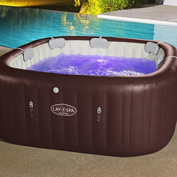 Lay-Z-Spa Maldives Hydrojet EnergySense masszázsmedence 201 x 201 x 80 cm 2025