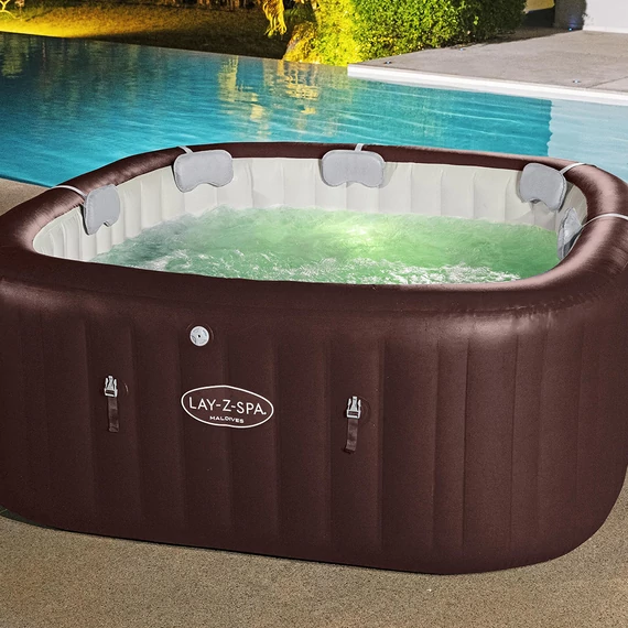 Lay-Z-Spa Maldives Hydrojet EnergySense masszázsmedence 201 x 201 x 80 cm 2025