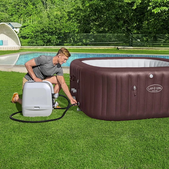 Lay-Z-Spa Maldives Hydrojet EnergySense masszázsmedence 201 x 201 x 80 cm 2025