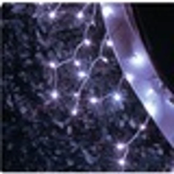 Dekortrend Kültéri KONTAKT LED jégcsapfüzér 197 db HIDEG FEHÉR LED-del 6 x 0,4 m BONTOTT BEMUTATÓDARAB!!