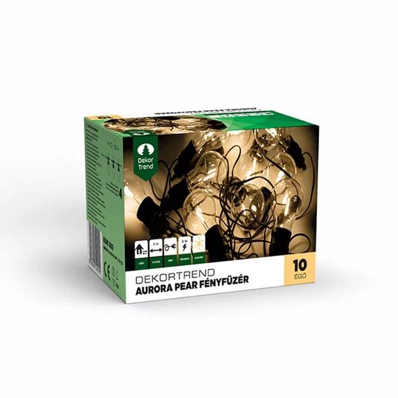 Dekortrend Aurora Pear fényfüzér, 10 égő