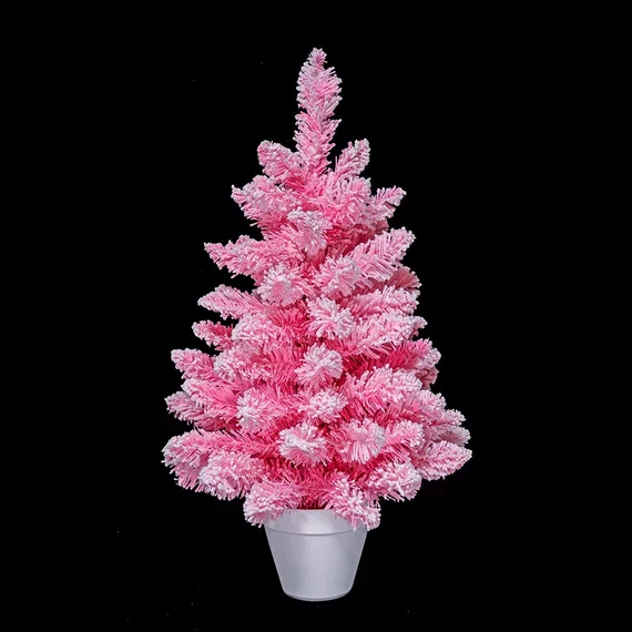 Pink Pine kicsi asztali rózsaszín műfenyő 60 cm