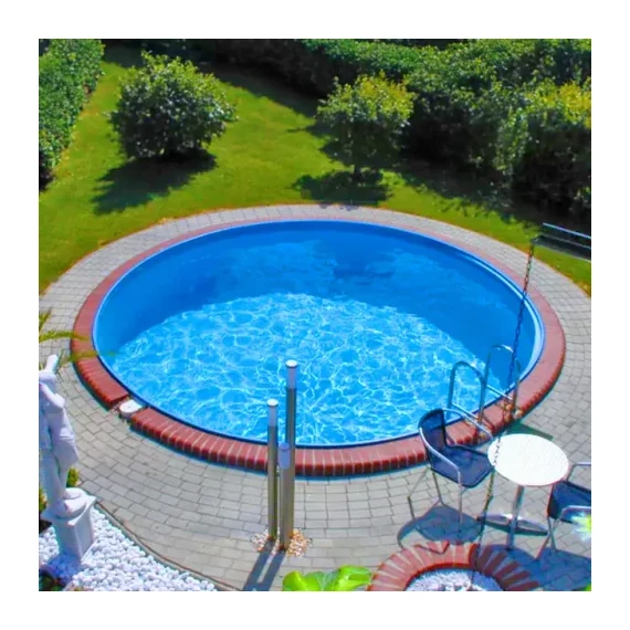 Hobby Pool Modena kör antracit merevfalú medence 350 x 120 cm - belső fólia 0,8 mm 