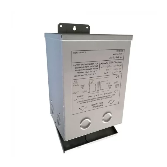 Transzformátor fémházban 230/12 V-600 W