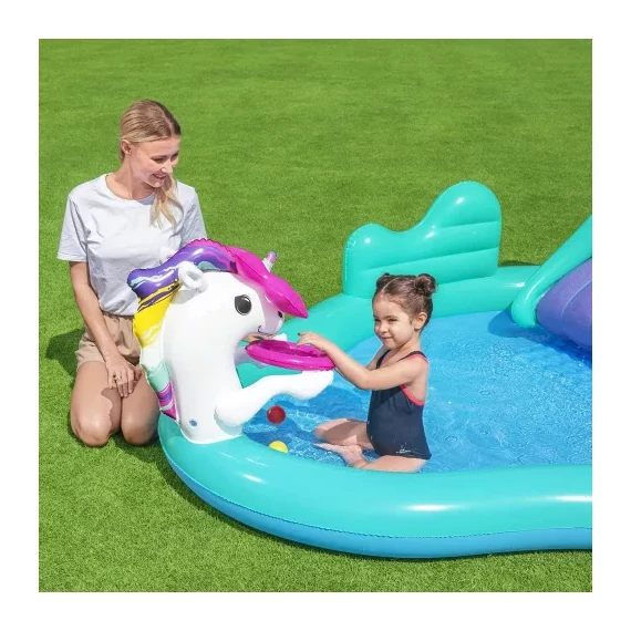 BESTWAY UNIKORNIS PANCSOLÓ SZETT 274 cm x 198 cm x 137 cm