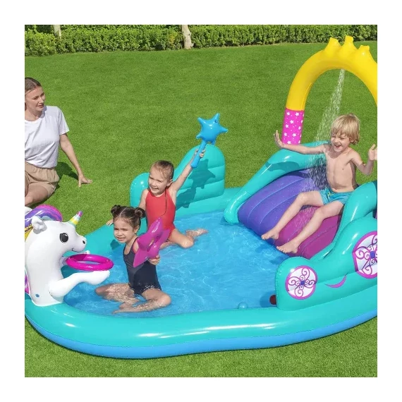 BESTWAY UNIKORNIS PANCSOLÓ SZETT 274 cm x 198 cm x 137 cm