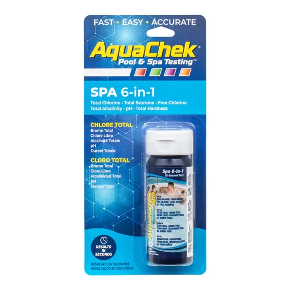 AQUACHECK SPA 6 in 1, 50 DB TESZTCSÍK CL+BR+PH+CL+TA