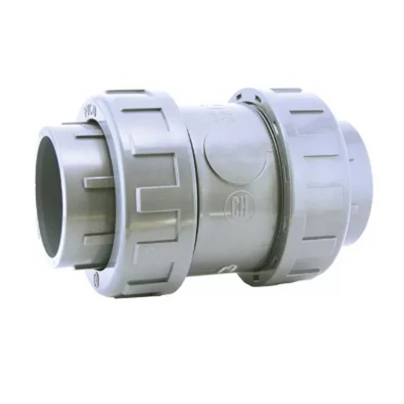 RUGÓS VISSZACSAPÓ SZELEP D63 U-PVC