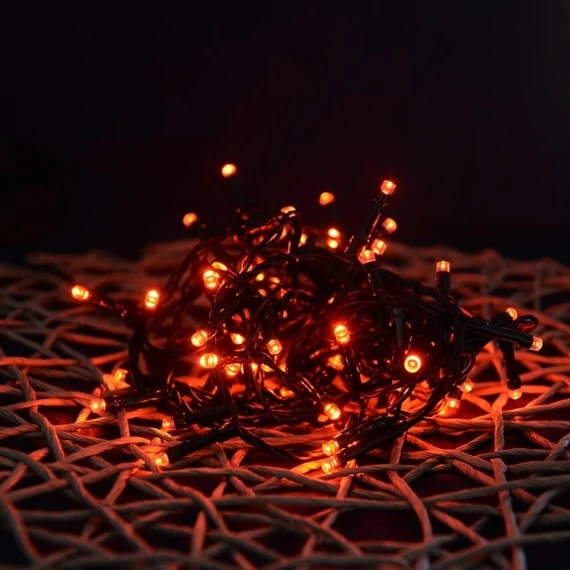 Dekortrend Kültéri vezérlős LED Fényfüzér 120 db / 6 m PIROS LED-del