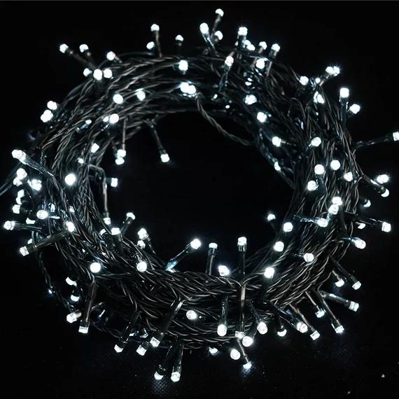 Dekortrend Kültéri LED Fényfüzér 1000 db HIDEG FEHÉR LED-del