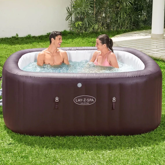 Kép 3/5 - SPA Pool Maldives HydroJet Pro felfújható masszázsmedence ColorJet LED-világítással