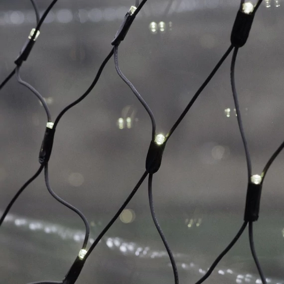 Kültéri LED fényháló 2x2 m, hideg fehér