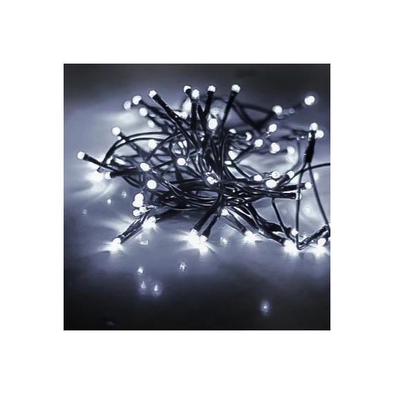 Dekortrend Basic elemes fényfüzér, 80 db hideg fehér LED, időzítő funkcióval