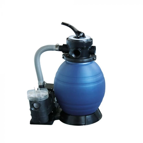 Pontaqua Family Pool KIT ANTRACIT ovális fémfalas családi medence szett 6,1 x 3,6 x 1,2 m