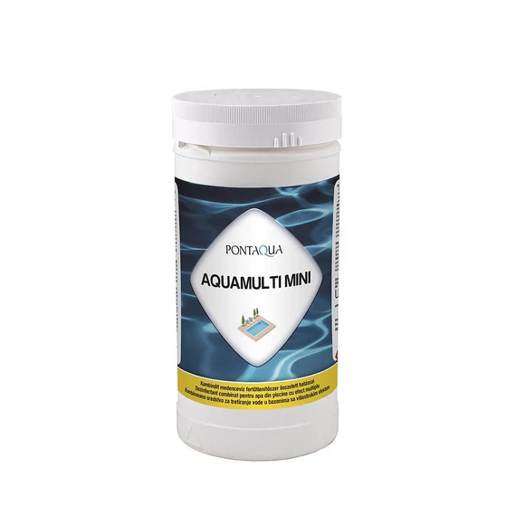 Aquamulti Mini hármas hatású kombinált vízkezelő kis medenékhez 20 g-os tabletta, 1 kg