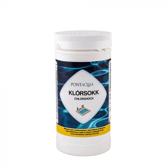 Klórsokk medencevíz fertőtlenítő 20 g-os tabletta, 1 kg