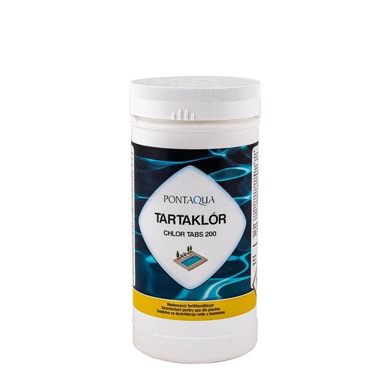 Tartaklór lassan oldódó 200 g-os klórtabletta, 1 kg
