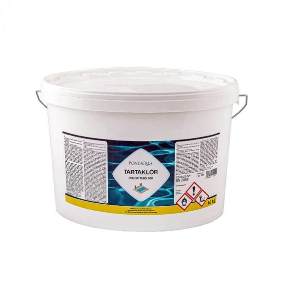 Tartaklór lassan oldódó 200 g-os klórtabletta, 10 kg