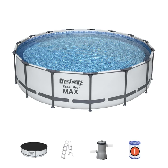 Bestway Mauritius fémvázas medence szett 457x107 cm