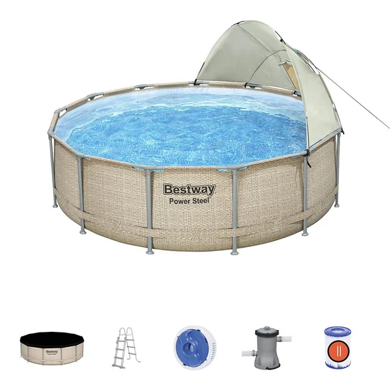 Bestway Brighton fémvázas medence szett 396x107 cm