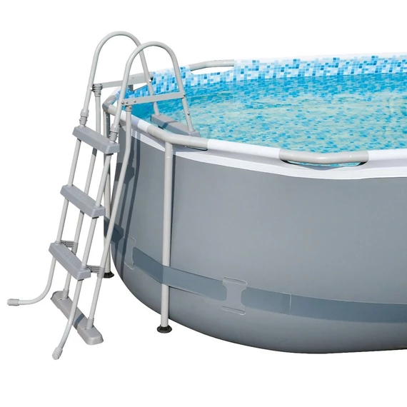 Kép 4/5 - Bestway Sanremo ovális fémvázas medence szett 488x305x107 cm