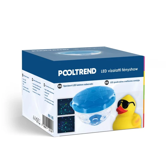 Pooltrend LED vízalatti fényshow úszó lámpa medencébe